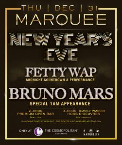 FETTY WAP and BRUNO MARS at MARQUEE Nightclub