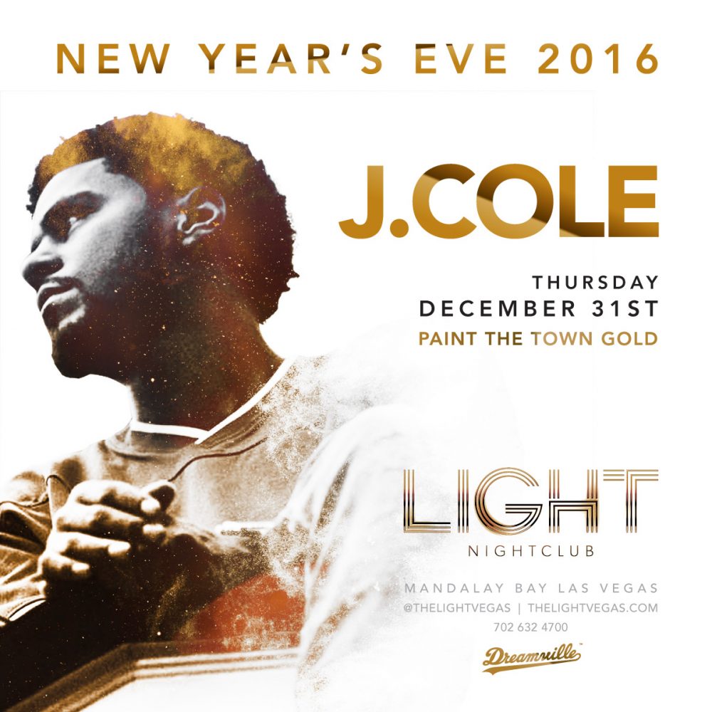 J. COLE New Years Eve at LIGHT Nightclub