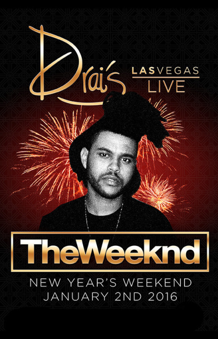 The Weeknd New Years Weekend at DRAIS Nightclub Las Vegas