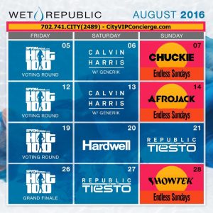 This August at WET Republic Las Vegas