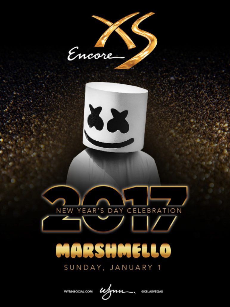 New Years Eve with MARSHMELLO XS Las Vegas City VIP Concierge