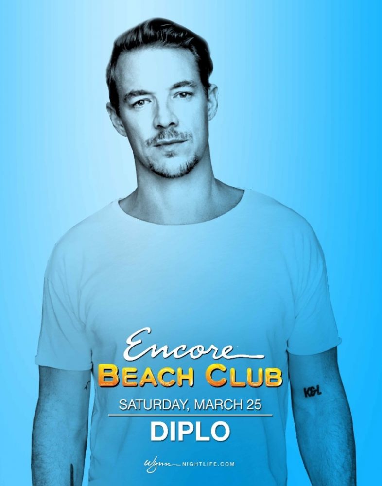 ENCORE Beach Club Presents DIPLO | Las Vegas - City VIP Concierge