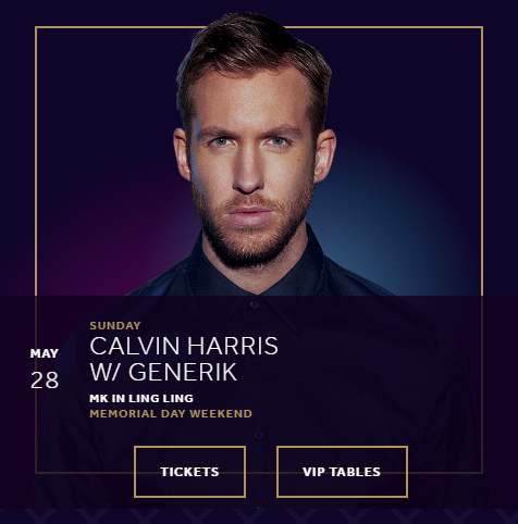 Hakkasan Nightclub Las Vegas Presents Calvin Harris 2