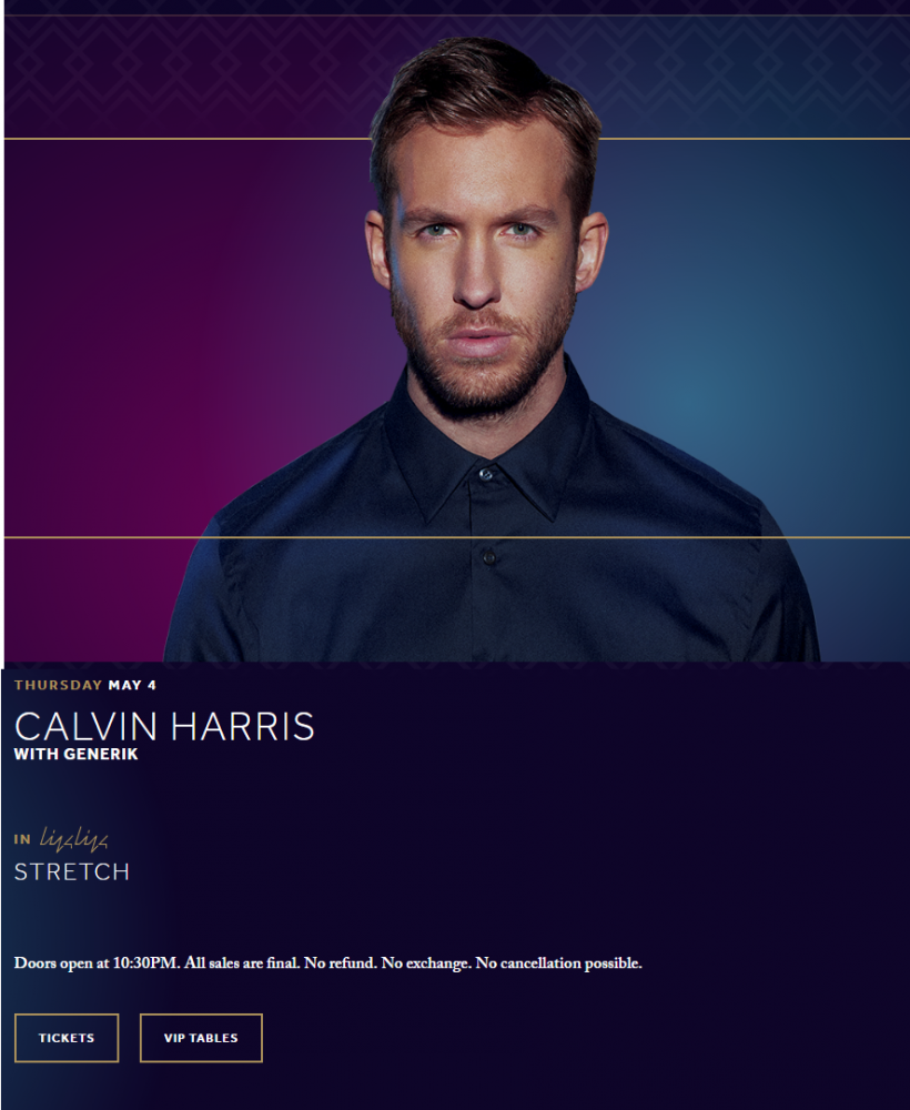 Hakkasan Nightclub Las Vegas Presents Calvin Harris