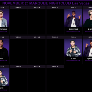November at MARQUEE Nightclub Las Vegas